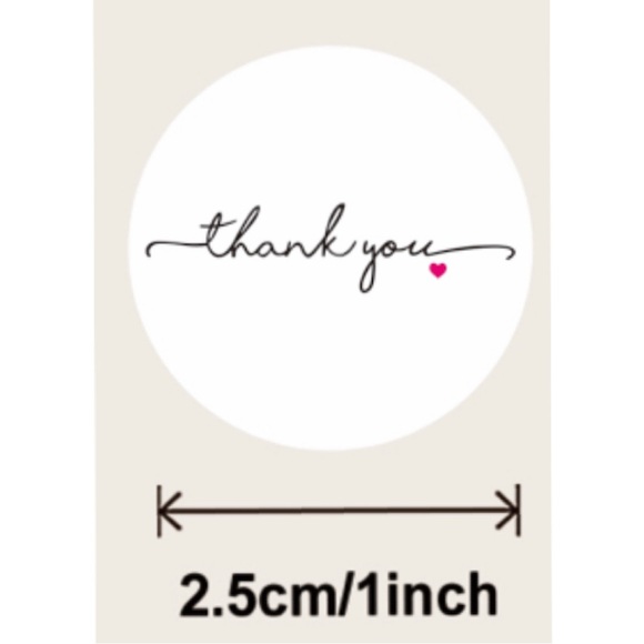 Thank You Stickers - Picture 1 of 1